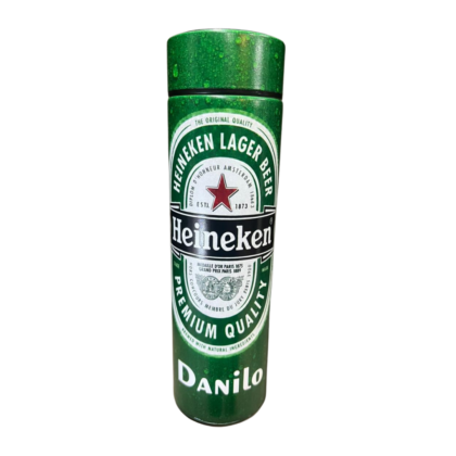 Garrafa Térmica de 500ml em inox - Design Heineken